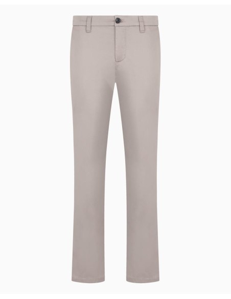 Pantaloni Chino Uomo Armani Exchange – Popeline di Cotone, Vestibilità