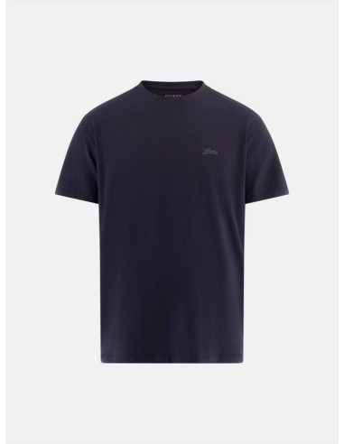 T-shirt uomo slim in jersey con logo ricamato Guess  | Mariadesole.it