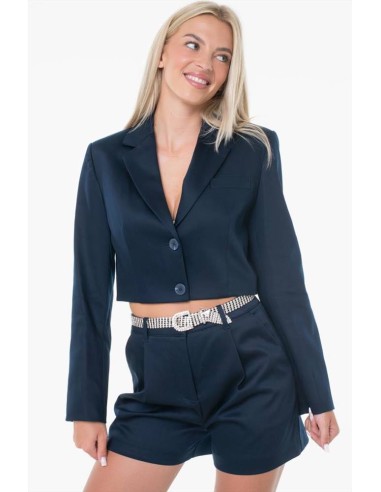 Giacca Donna Guess in Tessuto Misto con Chiusura a Bottoni  | Mariades