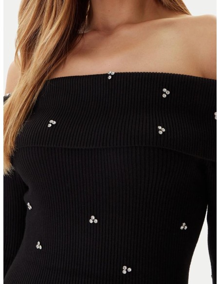 Guess Vestito di Maglia Donna con Spalle Scoperte  | Mariadesole.it