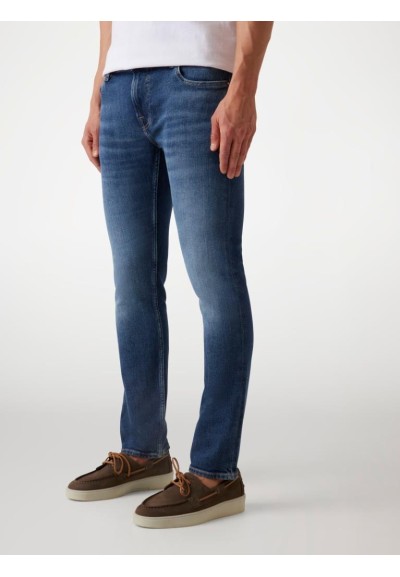 Jeans Guess Uomo Skinny Miami vita bassa in denim ultra soft  | Mariad