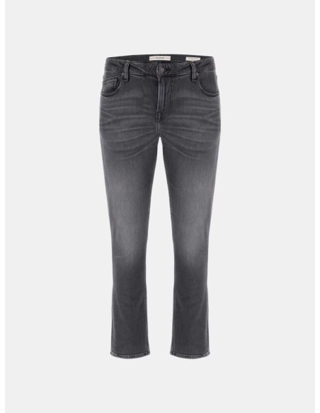 Jeans Guess Uomo Super Skinny Chris grigi in denim stretch vita media 