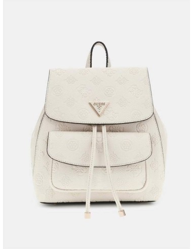 Mini zaino Guess Donna Cresidia 4G Logo Peony in similpelle con coulis