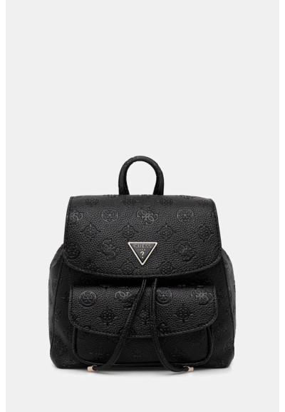 Mini zaino Guess Donna Cresidia 4G Logo Peony in similpelle con coulis