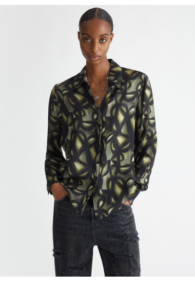 Liu Jo Camicia in Raso Stampato Donna  | Mariadesole.it