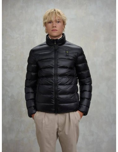 Blauer Uomo Piumino Belmont con Collo alla Coreana e Imbottitura in Pi