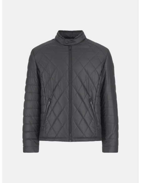 Giubbino Biker Slim Fit in Similpelle Guess Uomo  | Mariadesole.it