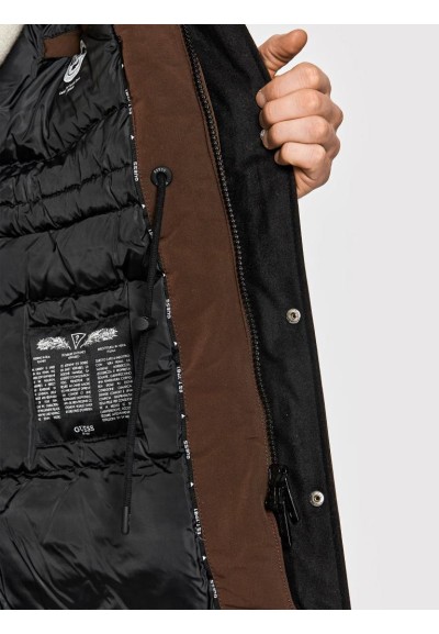 Guess Parka Marrone Regular Fit  | Mariadesole.it