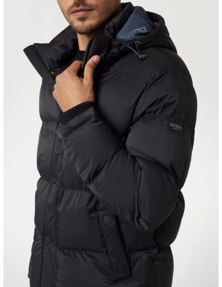 Giubbino in Nylon Uomo Guess con Cappuccio Rimovibile  | Mariadesole.i