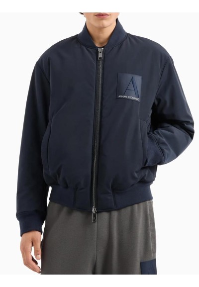 Giubbotto Armani Exchange con patch logo Uomo  | Mariadesole.it