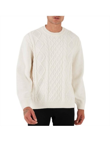 Armani Exchange Uomo Maglione girocollo intrecciato  | Mariadesole.it