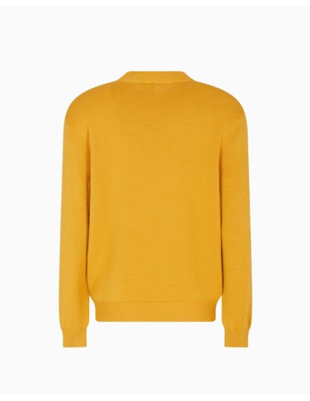 Armani Exchange Uomo Maglione girocollo in lana e cotone