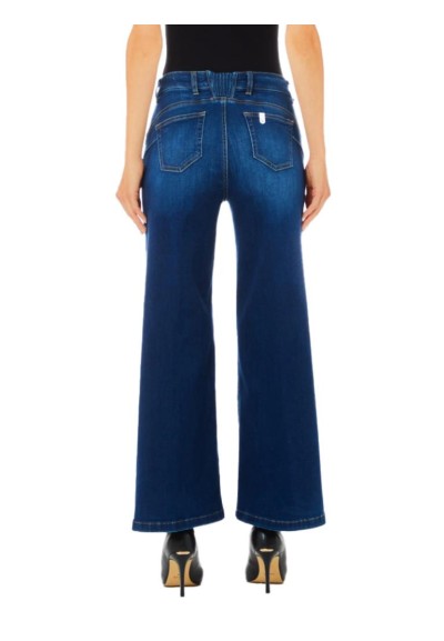 Jeans Cropped Donna a Gamba Larga - Liu Jo  | Mariadesole.it