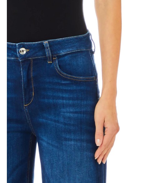Jeans Cropped Donna a Gamba Larga - Liu Jo  | Mariadesole.it