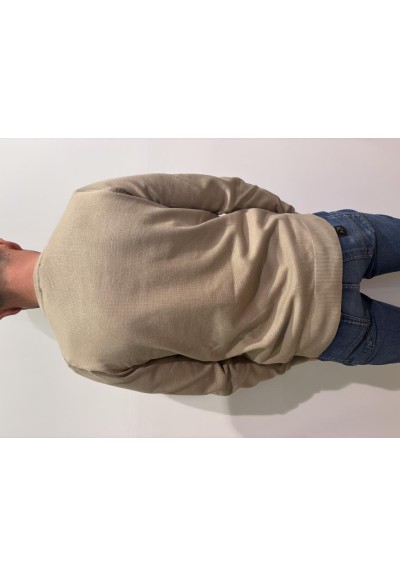 Maglia uomo Manuel Garcia girocollo in lana e poliammmide con lavorazi