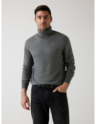 Maglione Guess Uomo collo alto in misto lana vestibilità regular  | Ma