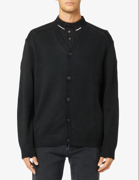 Cardigan Armani Exchange in misto lana Uomo  | Mariadesole.it