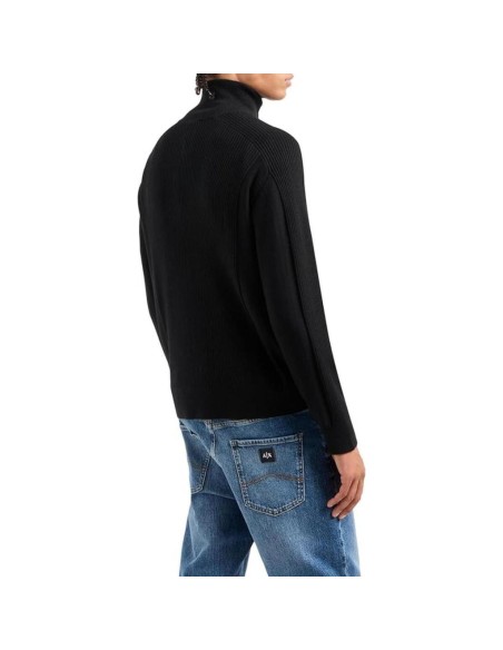 Cardigan Uomo Armani Exchange Full Zip Nero