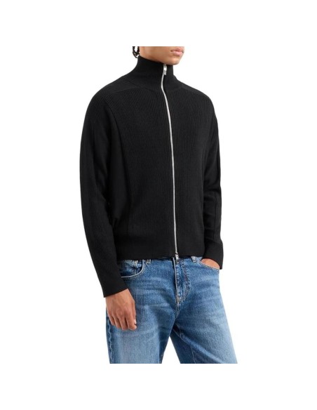 Cardigan Uomo Armani Exchange Full Zip Nero