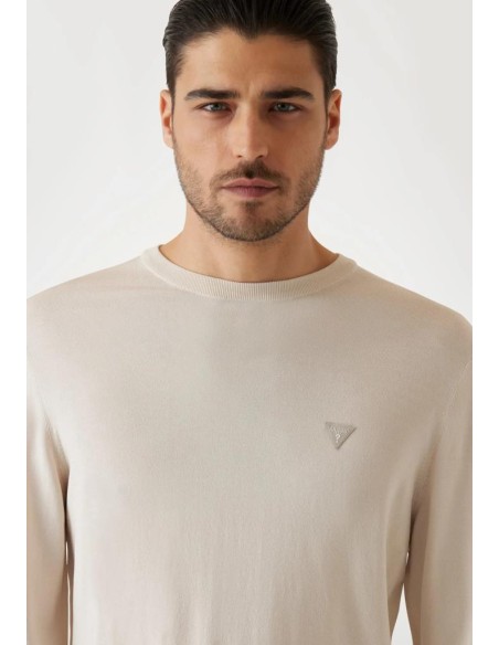 Maglione Uomo Guess Girocollo con Logo  | Mariadesole.it