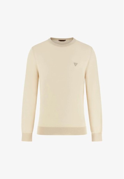 Maglione Uomo Guess Girocollo con Logo  | Mariadesole.it