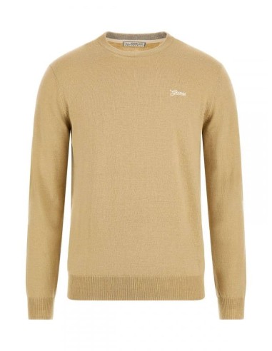 Maglione Uomo Guess Girocollo in Misto Lana e Seta - Vestibilità Slim 