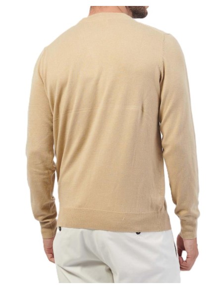 Maglione Uomo Guess Girocollo in Misto Lana e Seta - Vestibilità Slim 