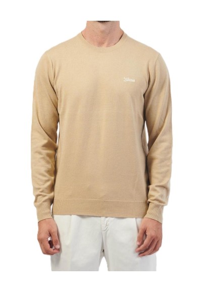 Maglione Uomo Guess Girocollo in Misto Lana e Seta - Vestibilità Slim 