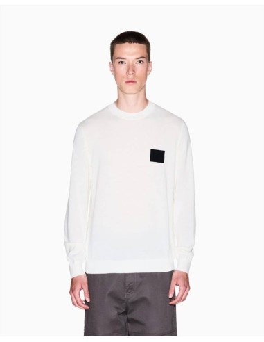 Armani Exchange Uomo Maglione Girocollo con Patch  | Mariadesole.it