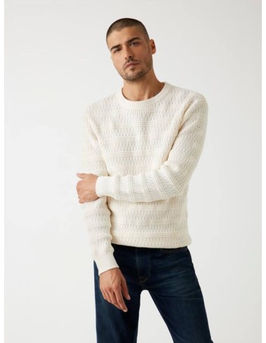 Guess Uomo Maglione Intrecciato in Cotone Organico  | Mariadesole.it