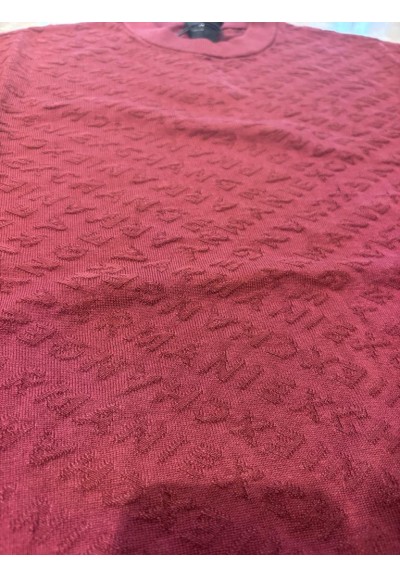 Armani Exchange Maglione Uomo Girocollo in Misto Viscosa Regular Fit  