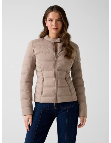 Giubbino imbottito Guess Donna con logo 4G all over e collo alto  | Ma