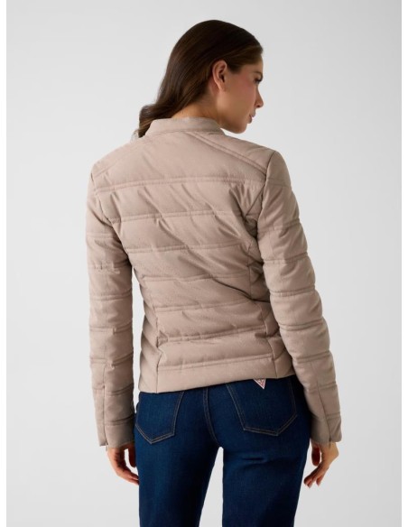 Giubbino imbottito Guess Donna con logo 4G all over e collo alto  | Ma