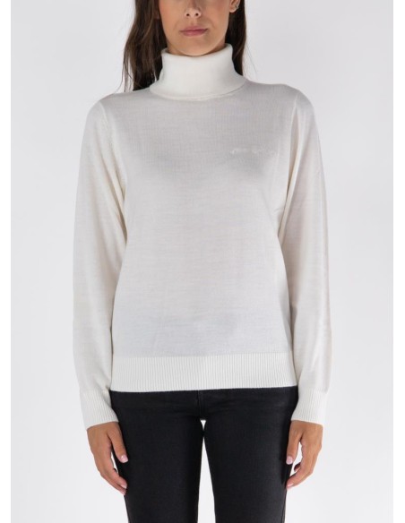 Maglione Dolcevita Donna Armani Exchange con Logo  | Mariadesole.it