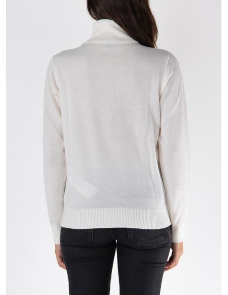 Maglione Dolcevita Donna Armani Exchange con Logo  | Mariadesole.it