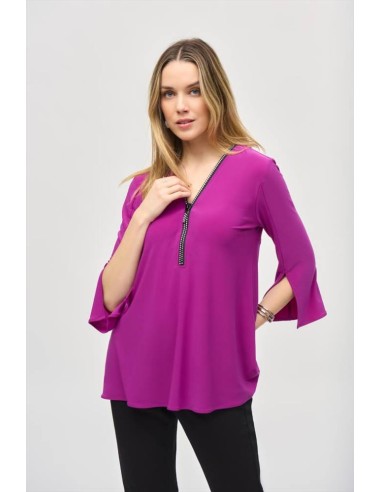 Maglia da Donna Aderente e Svasata di Seta  | Mariadesole.it