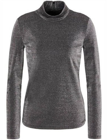 Maglia a Collo Alto Donna Armani Exchange in Filato Lurex  | Mariadeso
