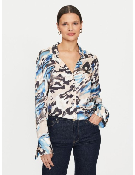 Camicia Donna Guess con Stampa Astratta  | Mariadesole.it