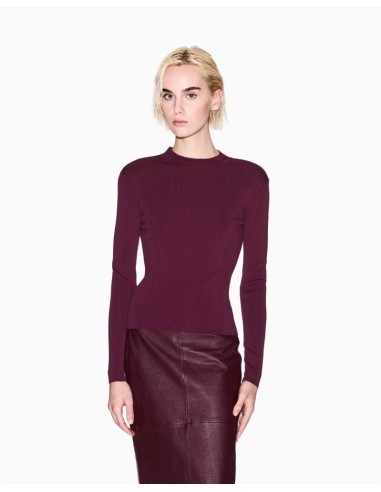 Maglia a Coste Larghe Armani Exchange Donna in Viscosa Elasticizzata  