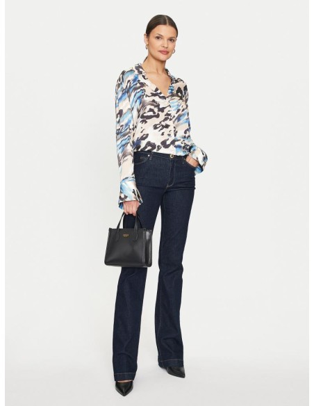 Camicia Donna Guess con Stampa Astratta  | Mariadesole.it