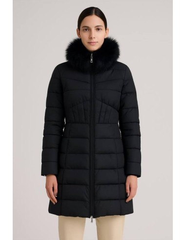 Relish Piumino Lungo Donna BALTORAM con Collo Ecopelliccia Staccabile 