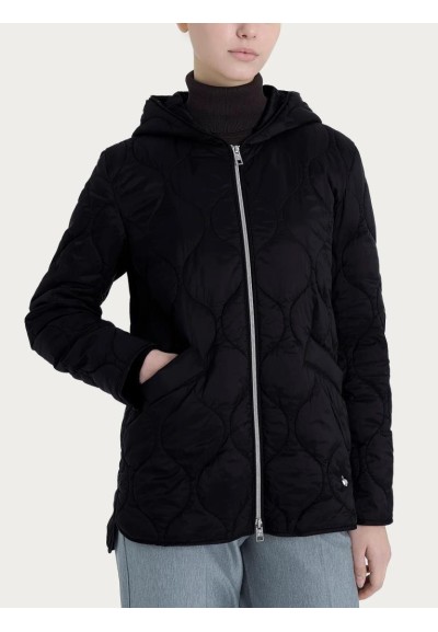 Ragno Donna Piumino Onion Quilt con Cappuccio Leggero Autunnale  | Mar