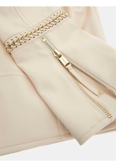 Guess Giacca Biker Similpelle Donna  | Mariadesole.it