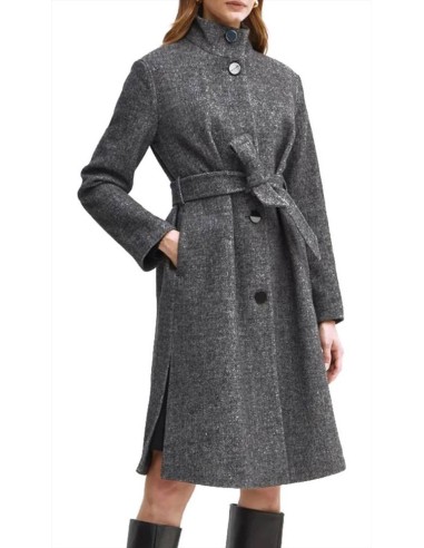 Cappotto Donna Armani Exchange in Lana con Cintura  | Mariadesole.it