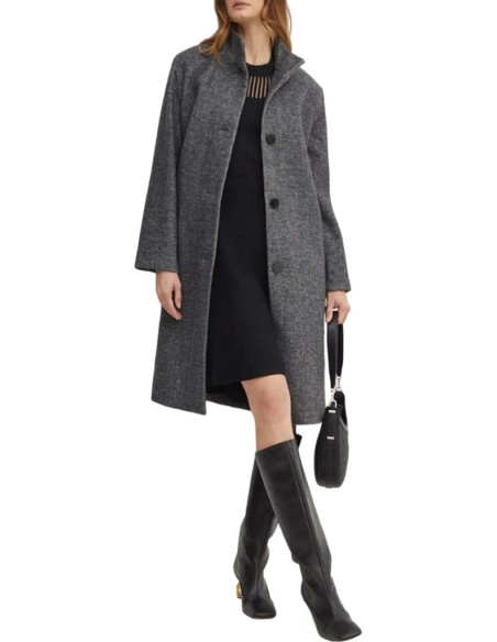Cappotto Donna Armani Exchange in Lana con Cintura  | Mariadesole.it