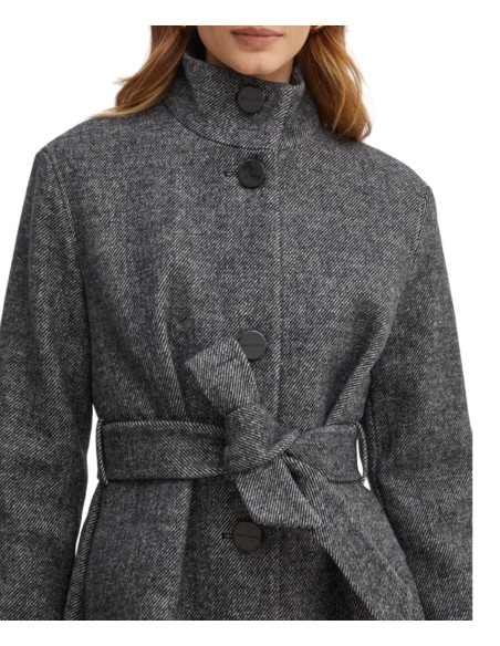 Cappotto Donna Armani Exchange in Lana con Cintura  | Mariadesole.it