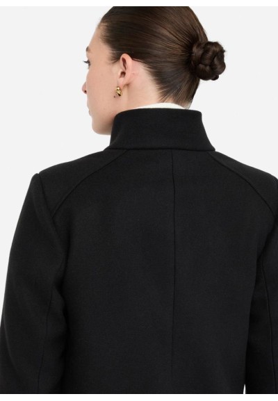 Cappotto Liu Jo donna in panno double beige con bottoni e tasche  | Ma