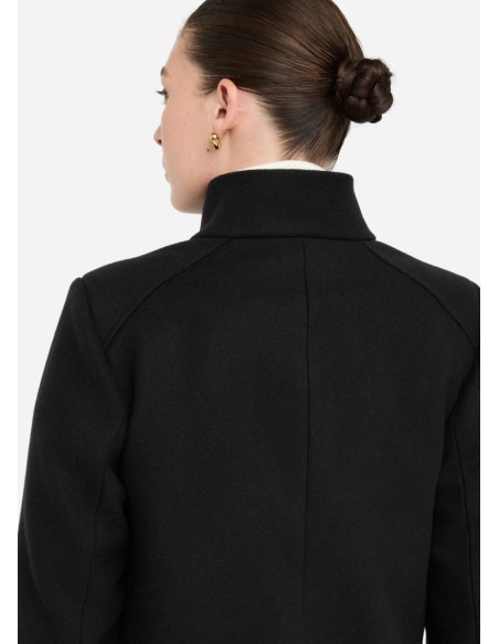 Cappotto Liu Jo donna in panno double beige con bottoni e tasche  | Ma