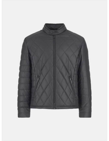 Giubbino Biker Slim Fit in Similpelle Guess Uomo  | Mariadesole.it