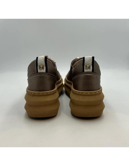 Sneakers Ariel Lorenzo Mari Donna in Pelle con Plateau  | Mariadesole.